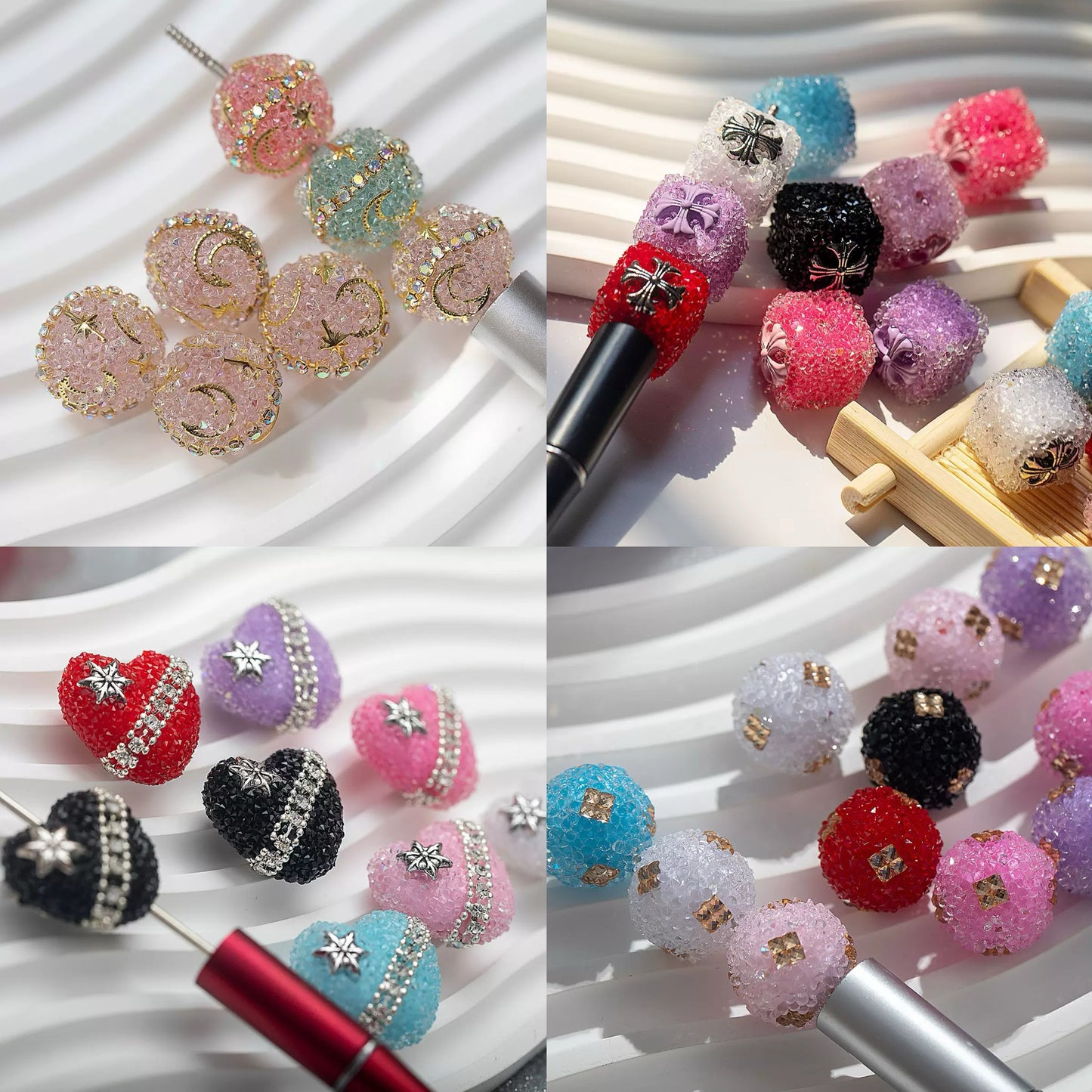 🔥Gorgeous beads. DIY phone chain beaded pen - open in live broadcast